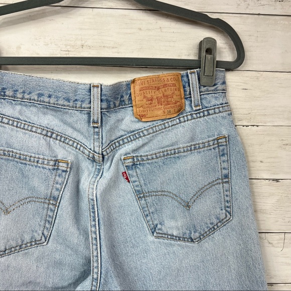 Vintage 505 Levi’s Light Wash Straight Leg Jeans - Picture 3 of 5